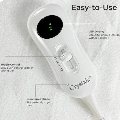 Electric Heated under Blanket Comfort Control Fast Heat up Cosy Warm Washable