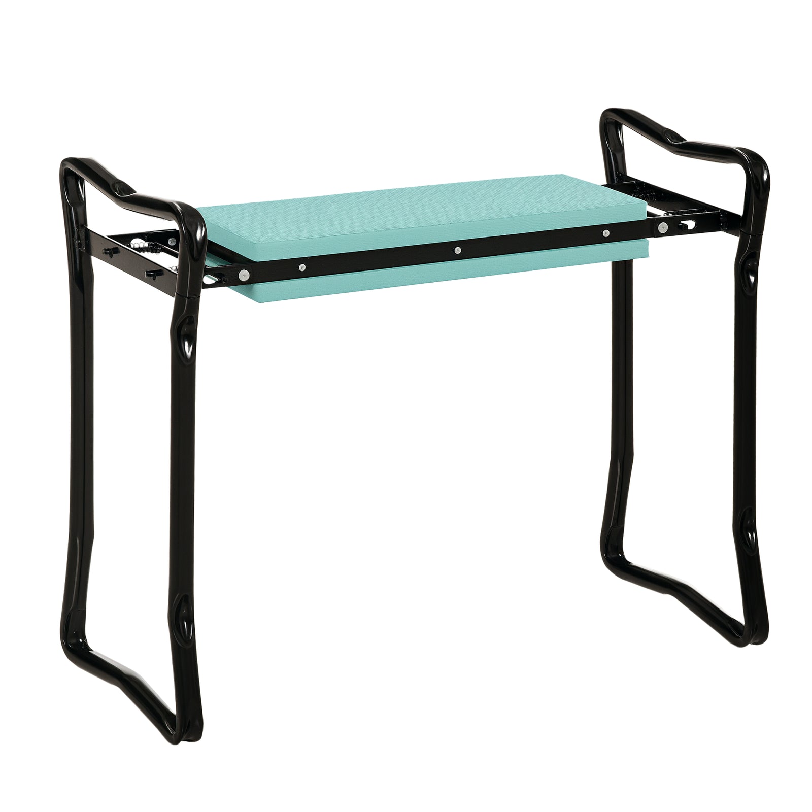 Garden Kneeler 2 in 1 Ergonomic Design Knee Pad Support Bench Foldable, Green