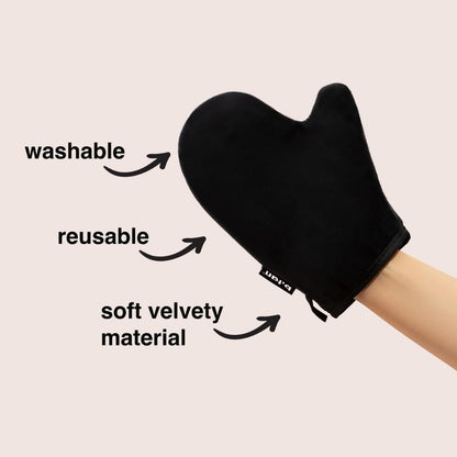 Body Self Tanning Mitt | I Don'T Want Tan on My Hands - Fake Tanner Applicator Glove with Thumb, Streak-Free, Even Application, Velvety Soft Mitten, Reusable, Sunless Tan, Body Lotion