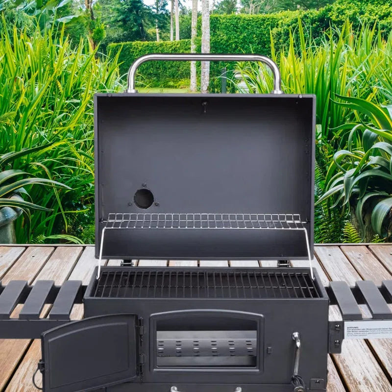 Outdoor XL Smoker Barbecue Charcoal Portable BBQ Grill Garden