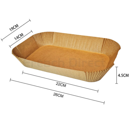 120X Air Fryer Paper Liners Disposable Non Stick Baking Parchment for Ninja
