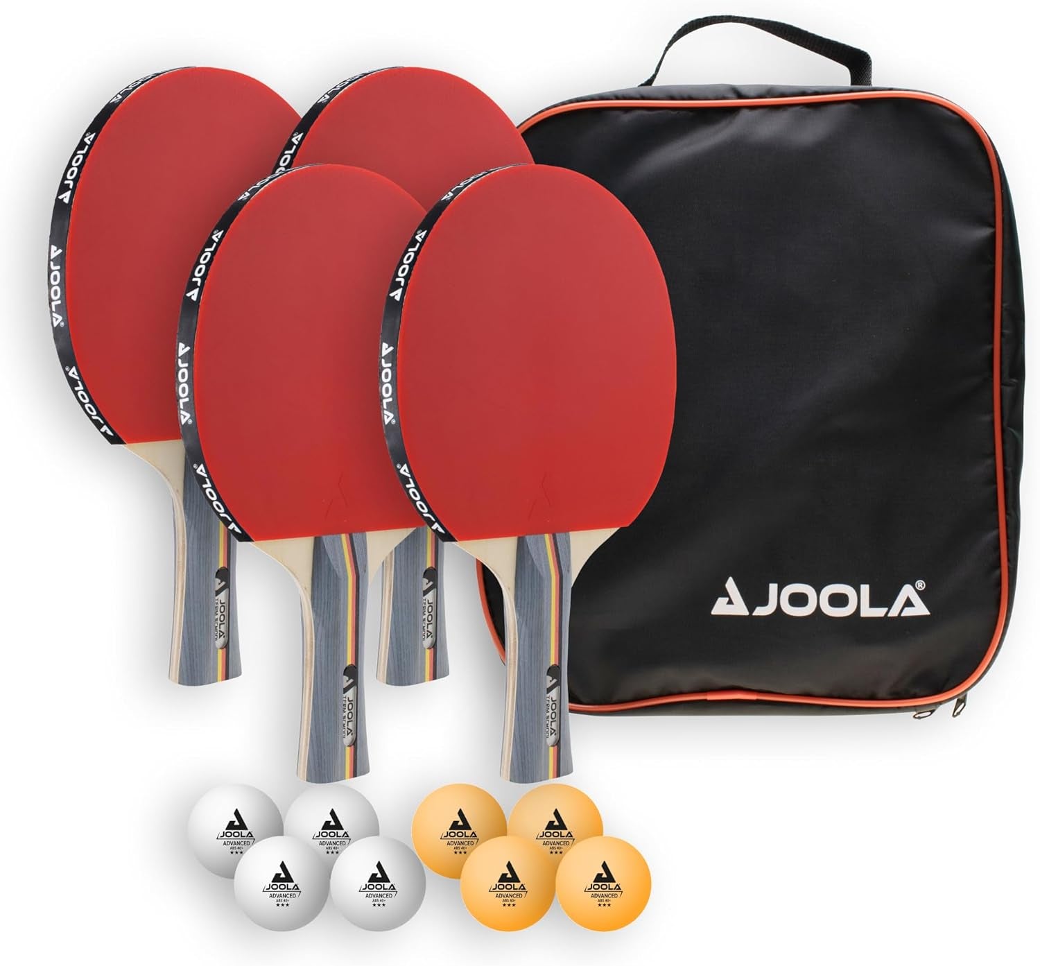 Table Tennis Set Bats and Ping Pong Balls with Storage Case