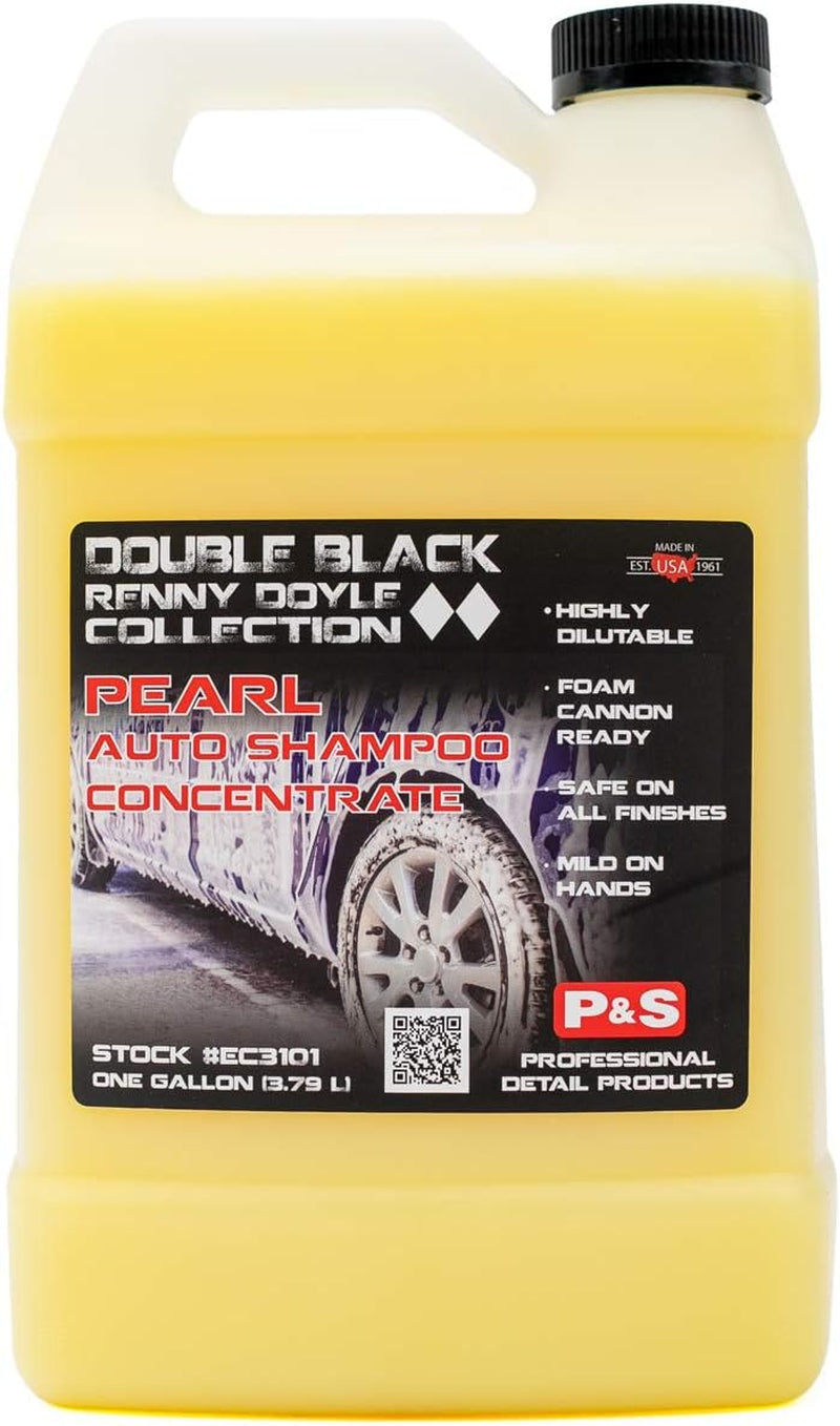 Transform Your Car Wash Routine with P&S Detailing Products EC3101 - Pearl Auto Shampoo (1 Gallon) - Eco-Friendly, High-Foaming Formula for a Spotless Shine