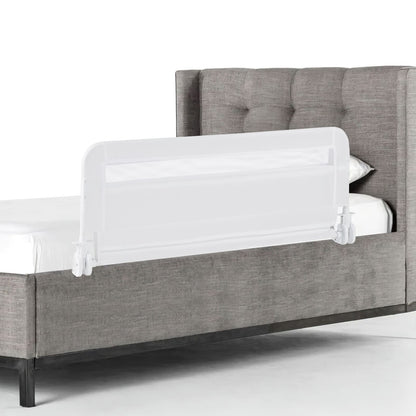 COSTWAY Toddlers Bed Rail Guard 100Cm Foldable Baby Bed Rail-White SVE10047WHBS