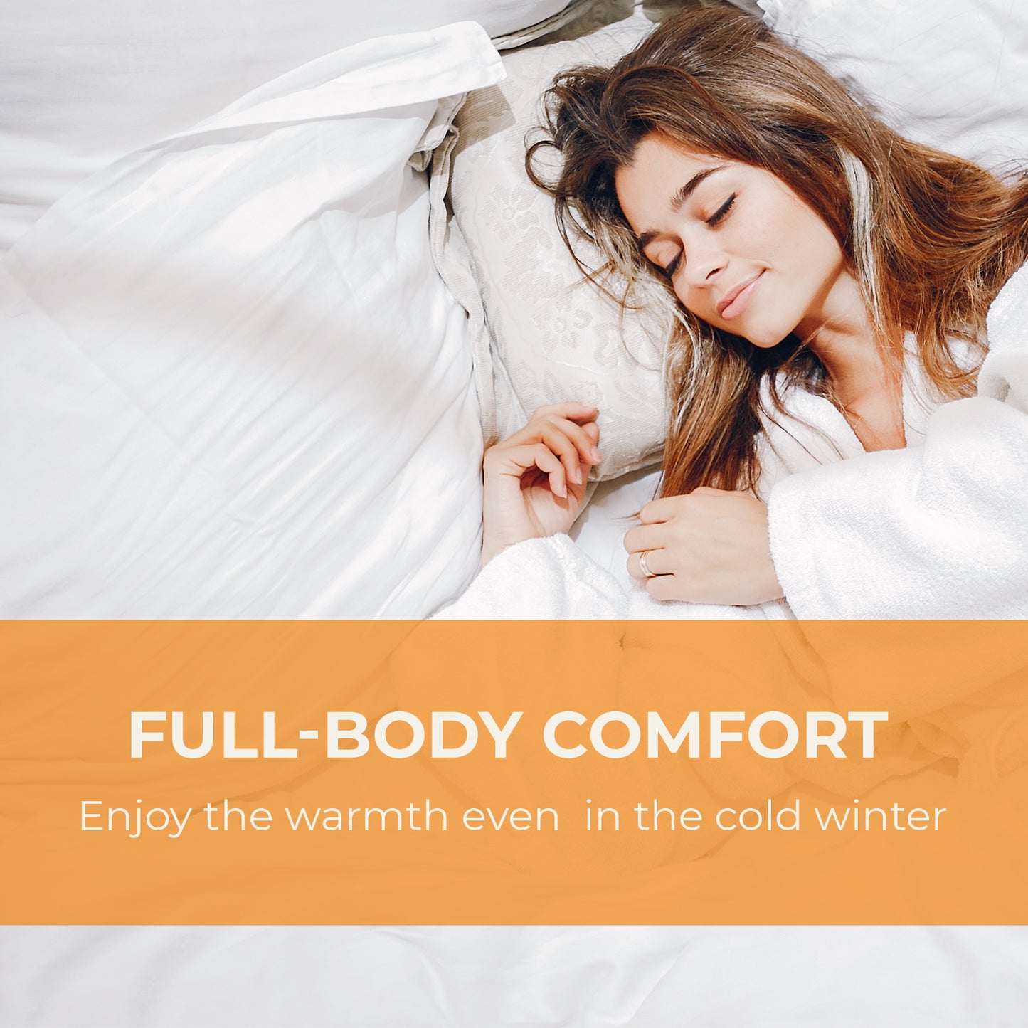 Electric Heated under Blanket Comfort Control Fast Heat up Cosy Warm Washable