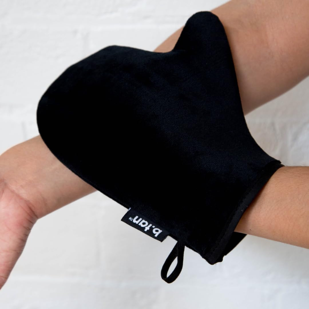 Body Self Tanning Mitt | I Don'T Want Tan on My Hands - Fake Tanner Applicator Glove with Thumb, Streak-Free, Even Application, Velvety Soft Mitten, Reusable, Sunless Tan, Body Lotion