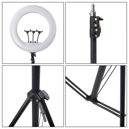 21 Inch LED Ring Light with Stand & Phone Holder – Makeup Beauty Vlogging Video
