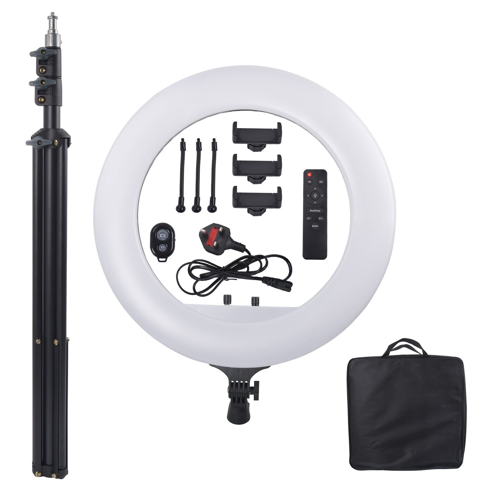 21 Inch LED Ring Light with Stand & Phone Holder – Makeup Beauty Vlogging Video